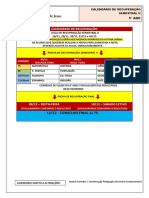 Calendário de Recuperação: 12/12 - CONSELHO FINAL Às 7h