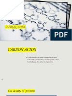 Carbon Acids: Factors That Stabilize Carbanions