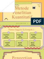 Kelompok 1 - Penelitian Kuantitatif - Metodologi Penelitian