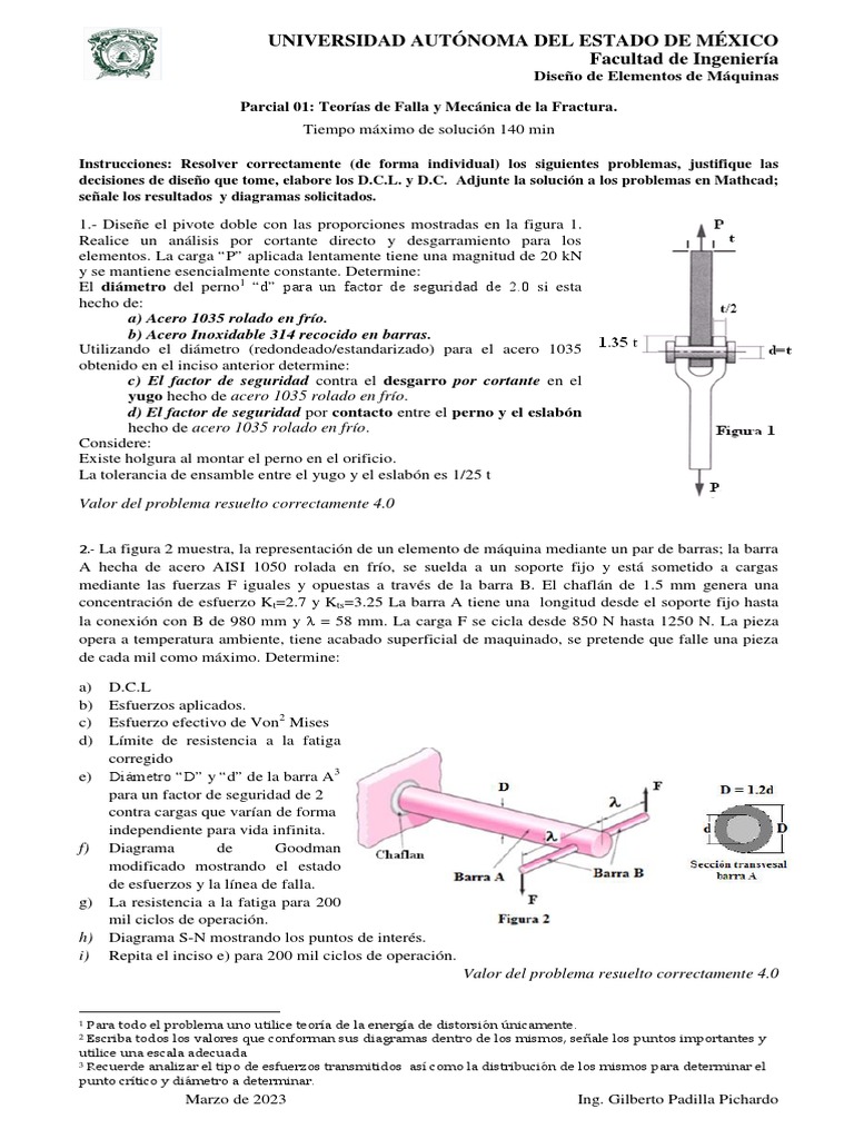 Diseño de Elementos de Máquinas: Falla y Fractura | PDF | Fatiga ...