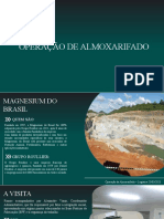 Operação de Almoxarifado da Magnesium do Brasil