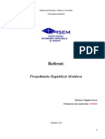 Referat:: Președintele Republicii Moldova