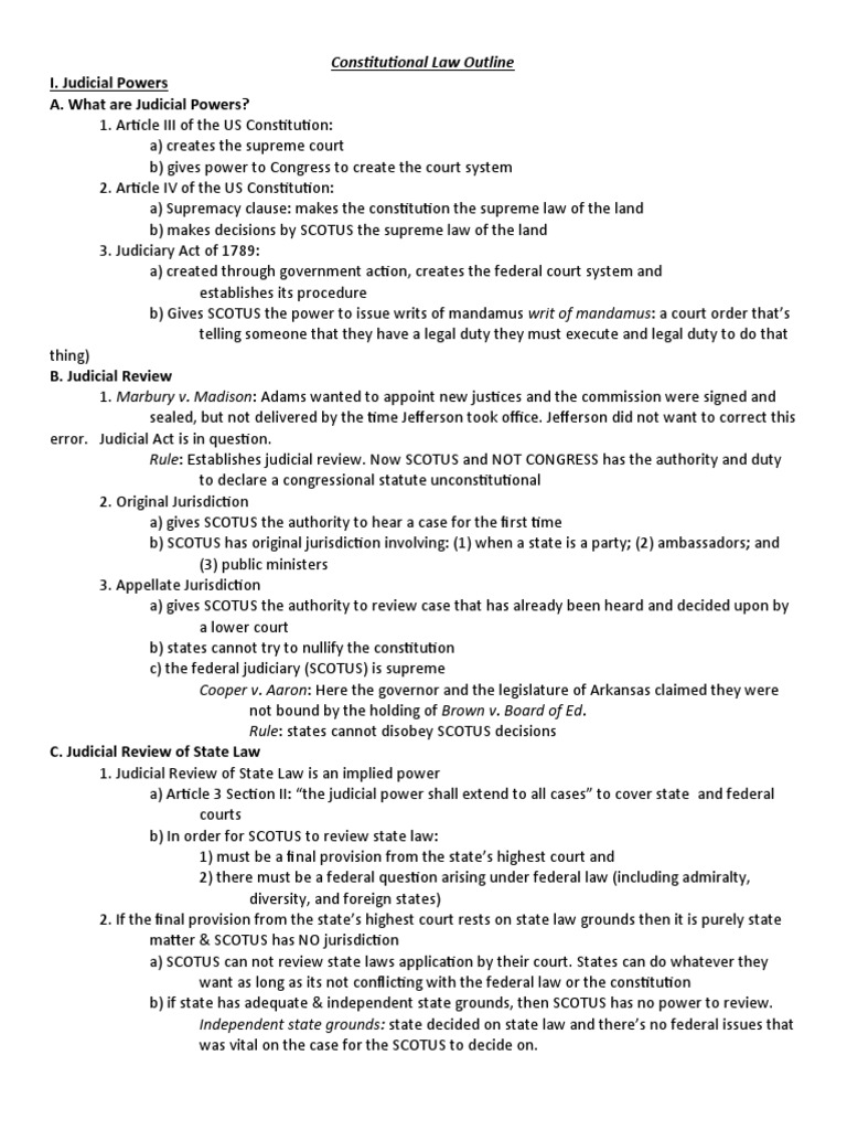 Constitutional Law PDF Suspect Classification Commerce Clause