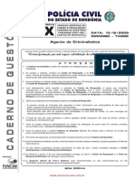 Agente de Criminalística: Data: 13/12/2009 Domingo - Tarde