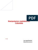 Manipulación Mediatica en Colombia