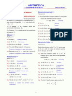 Aritmética: Sistemas de Los Números Reales