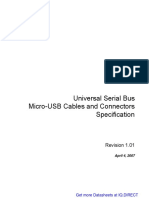 Universal Serial Bus Micro-USB Cables and Connectors Specification