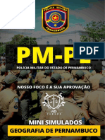 Mini Simulado PMPE - Geografia PE 05 - HD CURSOS