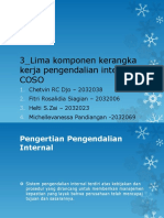 3 - Lima Komponen Kerangka Kerja Pengendalian Internal Coso