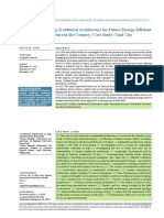 Learning Traditional Architecture For Future Energy-Efficient Architecture in The Country Case Study: Yazd City