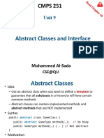 Abstract Classes and Interface: Unit 9