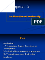 La Direction Et Leadership