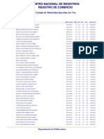 Listado de Matrículas Inscritas 1er Vez de 02-05-2022 Al 30-06-2022