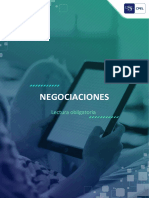 Negociaciones: Lectura Obligatoria