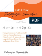 Paulo Freire: Pedagogía Liberadora