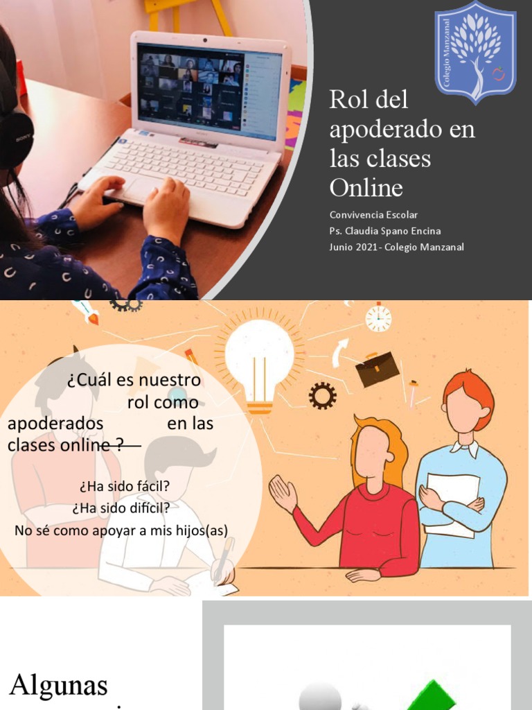 Rol del Apoderado en Clases Online | PDF | Aprendizaje