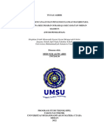 Diajukan Untuk Memenuhi Syarat-Syarat Memperoleh Gelar Sarjana Teknik Sipil Pada Fakultas Teknik Universitas Muhammadiyah Sumatera Utara
