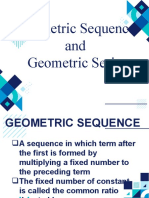 Geometric Sequence and Geometric Series