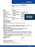 Certificado: Ingenieria Empresarial Y Tecnologia Grupobuilders Cia - Ltda 0591737155001