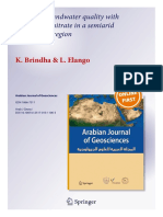 Soil and Groundwater Quality With Reference To Nitrate in A Semiarid Agricultural Region