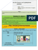 Planification Des Leçons Sur La Plateforme Ataalam: Semaine 13: Séance 1