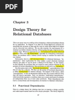 Design Theory For R Elational Databases