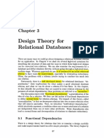 Design Theory For R Elational Databases