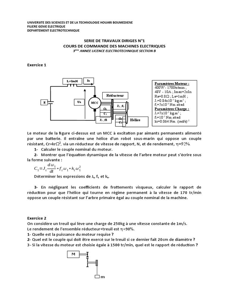 Commande des machines électriques en génie électrique | PDF | Machine ...