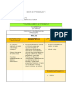 Sesión de Aprendizaje N°1 (4° A)