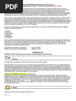 Module 1 CHN 1 RLE Online