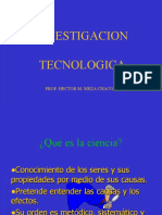 Investigacion Tecnologica: Prof. Hector M. Meza Chacon