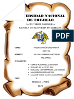 Universidad Nacional de Trujillo: Facultad de Ingenieria Escuela de Ingenieria de Sistemas