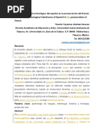 And-The: Interferencia Fonético-Fonológica Del Español en La Pronunciación Del Francés