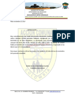 Certificación Asociacion de Juntas de Accion Comunal Agosto