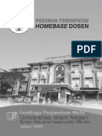Pedoman Penempataan Homebase Dosen - 2019