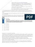  Administração de Conflitos e as Técnicas de Negociação e Liderança e Coaching 