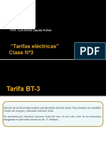"Tarifas Eléctricas" Clase Nº3: Prof.: Luis Emilio Zapata Núñez