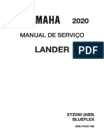Manual Serviço XTZ250 Lander 2020