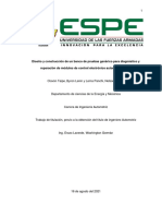 Diseño y Construcción de Un Banco de Pruebas Genérico para Diagnóstico y Reparación de Módulos de Control Electrónico Automotriz