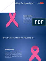 1271 Breast Cancer Ribbon For Powerpoint