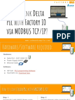 How To Link Delta PLC With Factory IO