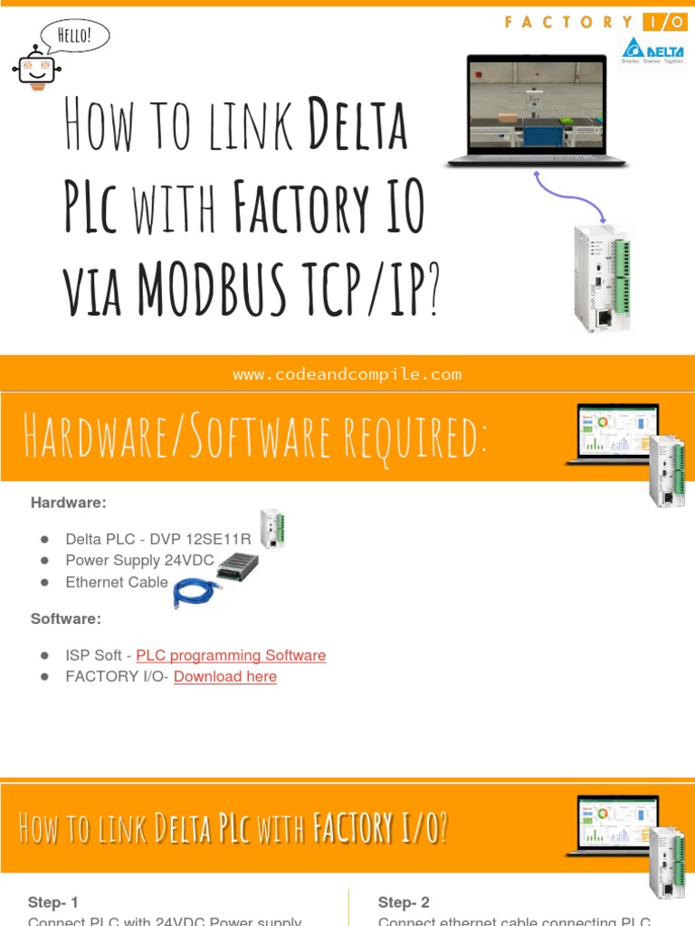 Linking Delta PLC with Factory I/O | PDF | Business