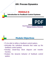 WEEK 8 MODULE 8 - Feedback Control Systems