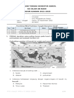 Penilaian Tengah Semester Ganjil SD Islam An Nash TAHUN AJARAN 2022-2023