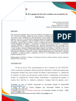 Impacto da COVID-19 nos catadores de risco em João Pessoa