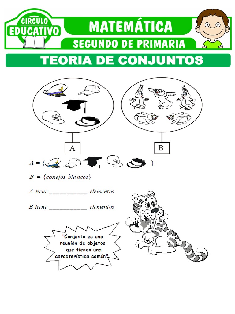 Teoria de Conjuntos para Segundo de Primaria | PDF