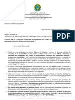 Convite Aos Técnicos de Segurança e Saúde Do Trabalho