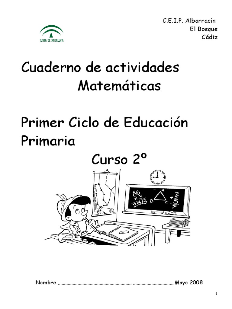 Actividades Matemáticas para Primer Grado | PDF | Multiplicación ...