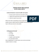 Receitinhas Doces Sem Açúcar: Nutri Camila Brito