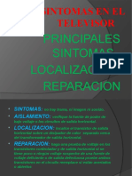 Sintomas en El Televisor